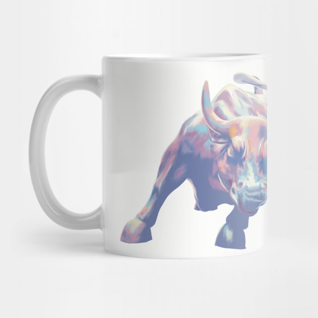 The Charging Bull of Wall Street by Art And Soul